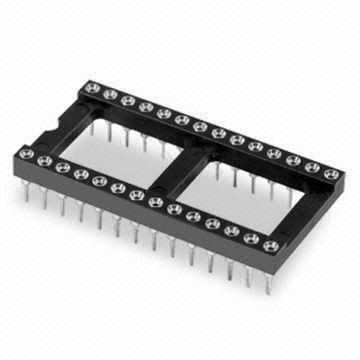 2,54 mm Proste gniazdo DIP Dual-in-line