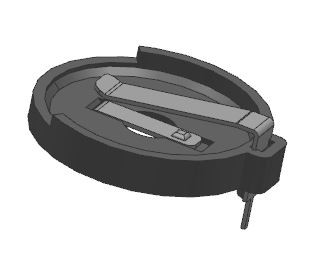 CR2450 Litowe uchwyty na baterie pastylkowe DIP/THM